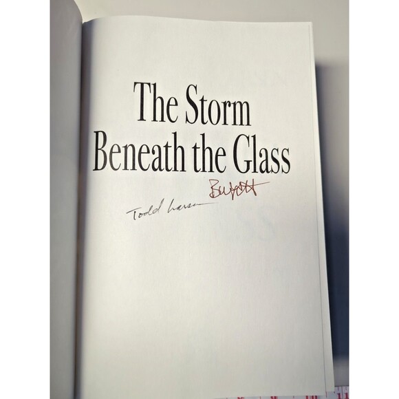 **SIGNED** The Storm Beneath the Glass – The Ultideic Prophecies (Paperback) - Picture 2 of 7